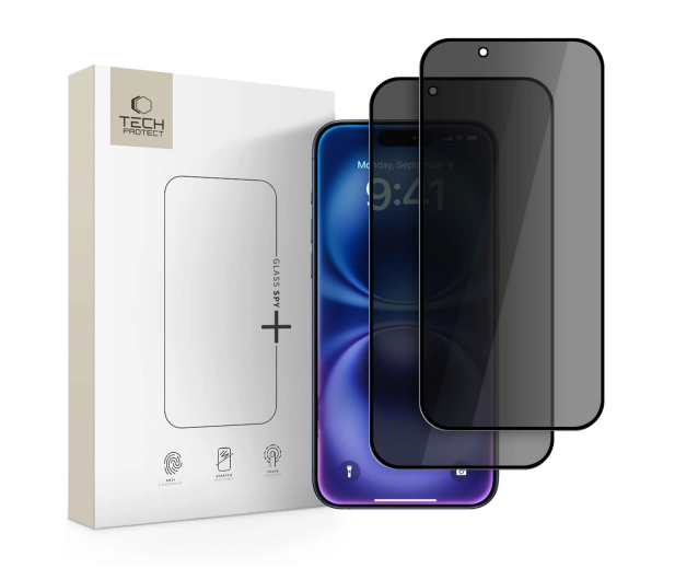 TECH-PROTECT Glass Spy+ 2-Pack do Iphone 17 Air Privacy 5906302319312 - 1359621 - zdjęcie